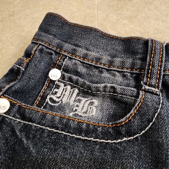 Vtg Y2k Makaveli Tupac 2Pac Rapper Skull Skate Urban Hip Hop Junior Shorts Sz 12 - Picture 5 of 10